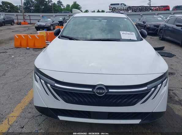 3N1AB9BV4TY217057 2026 NISSAN SENTRA White Սարքավորումների վահանակի տեսք