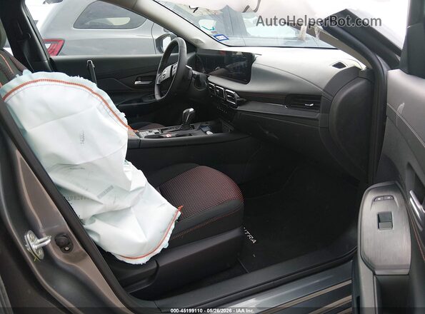 3N1AB9DVXTY247399 2026 NISSAN SENTRA Gray Front interior view