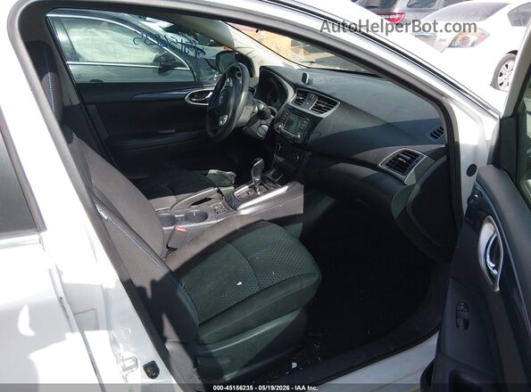 3N1CB7AP7HY300425 2017 NISSAN SENTRA Black წინა სალონის ხედი