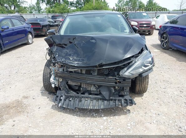 3N1CB7AP7HY301221 2017 NISSAN SENTRA Black Widok z przodu