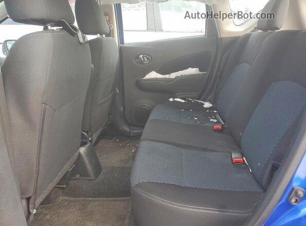 3N1CE2CP0GL352644 2016 NISSAN VERSA Blue Rear seats view