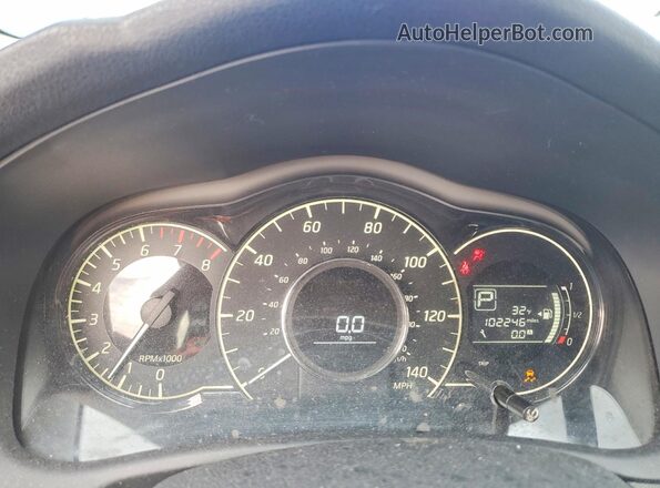 3N1CE2CP0GL352644 2016 NISSAN VERSA Blue Instrument cluster view