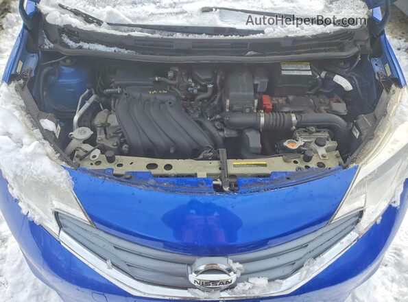 3N1CE2CP0GL352644 2016 NISSAN VERSA Blue Rear interior view