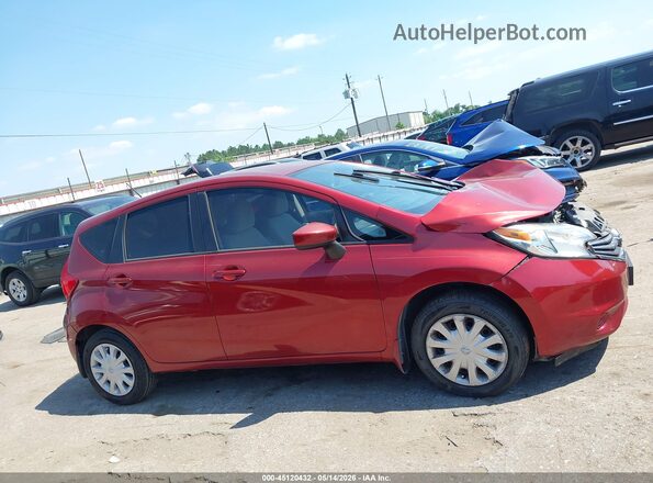 3N1CE2CP2GL410396 2016 NISSAN VERSA NOTE Red Vista interior trasera