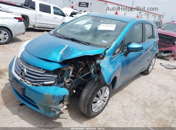 3N1CE2CP3GL355764 2016 NISSAN VERSA NOTE Blue Передня ліва чверть