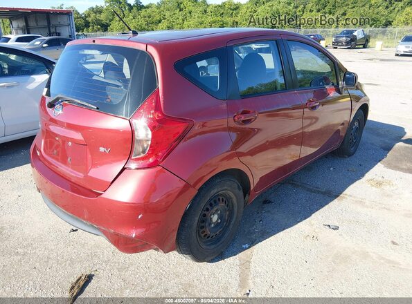 3N1CE2CP3KL354056 2019 NISSAN VERSA NOTE Red უკანა მარჯვენა