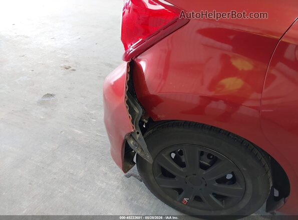 3N1CE2CP4JL355375 2018 NISSAN VERSA NOTE Burgundy Դիմացի տեսք
