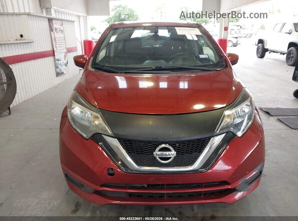 3N1CE2CP4JL355375 2018 NISSAN VERSA NOTE Burgundy Սարքավորումների վահանակի տեսք