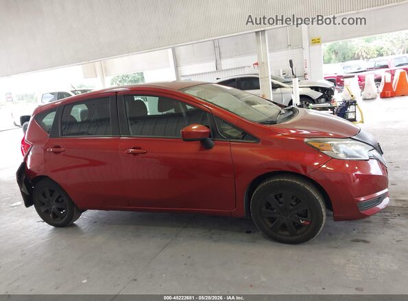3N1CE2CP4JL355375 2018 NISSAN VERSA NOTE Burgundy Սալոնի հետևի տեսք