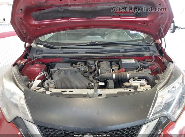 3N1CE2CP4JL355375 2018 NISSAN VERSA NOTE Burgundy Հետևի տեսք