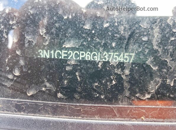 3N1CE2CP6GL375457 2016 NISSAN VERSA Silver Engine compartment view
