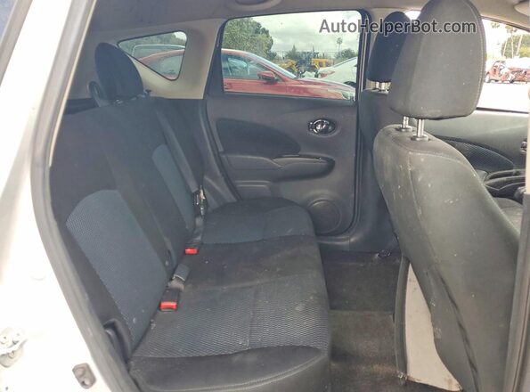 3N1CE2CP6GL375457 2016 NISSAN VERSA Silver Rear seats view