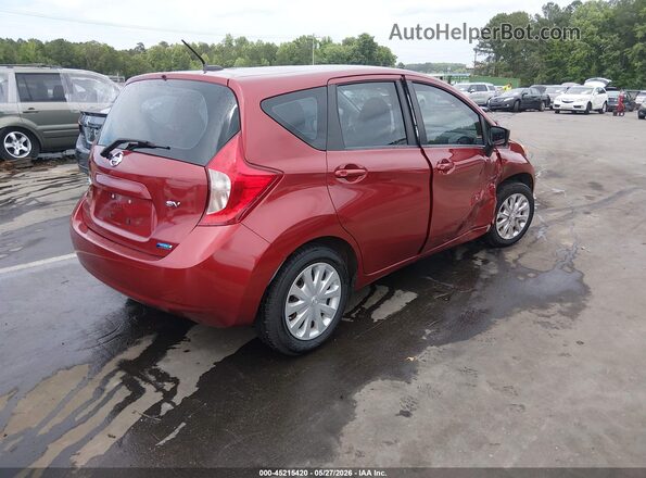 3N1CE2CP6GL379430 2016 NISSAN VERSA NOTE Red Задня права чверть