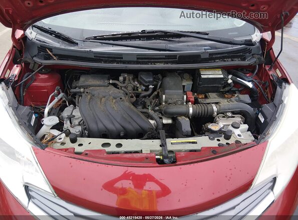 3N1CE2CP6GL379430 2016 NISSAN VERSA NOTE Red Вид ззаду