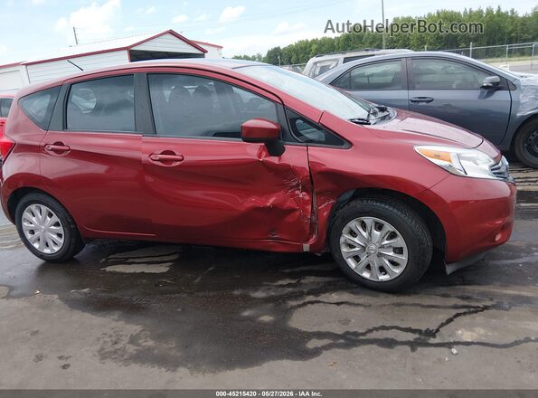 3N1CE2CP6GL379430 2016 NISSAN VERSA NOTE Red Вид задньої частини салону