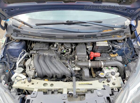 3N1CE2CP6KL362961 2019 NISSAN VERSA Blue Widok wnętrza z tyłu