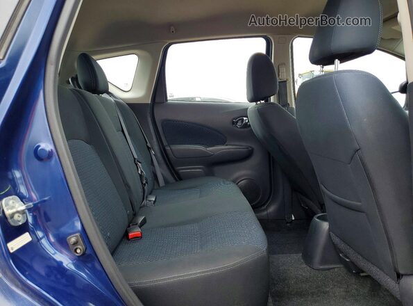 3N1CE2CP6KL362961 2019 NISSAN VERSA Blue Widok tylnych siedzeń