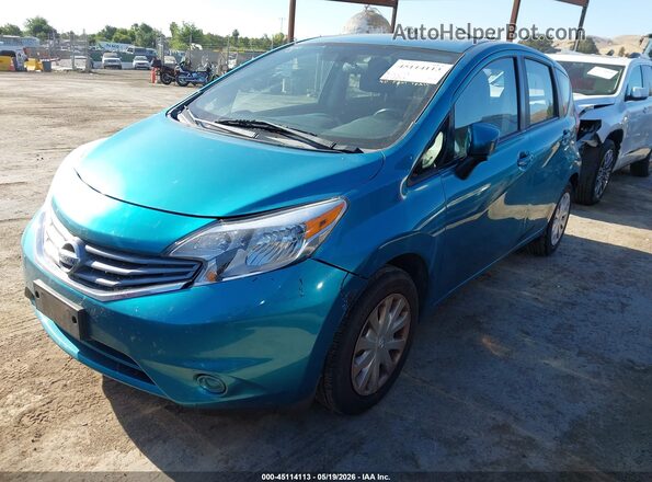 3N1CE2CP7GL352575 2016 NISSAN VERSA NOTE Blue Առջևի ձախ երեք քառորդ տեսարան