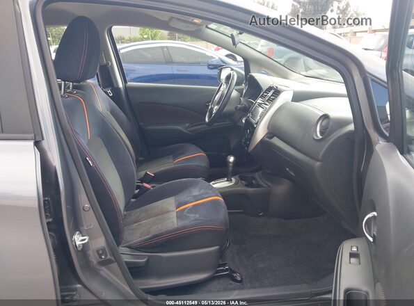 3N1CE2CP8GL364587 2016 NISSAN VERSA NOTE Gray Вид салону спереду