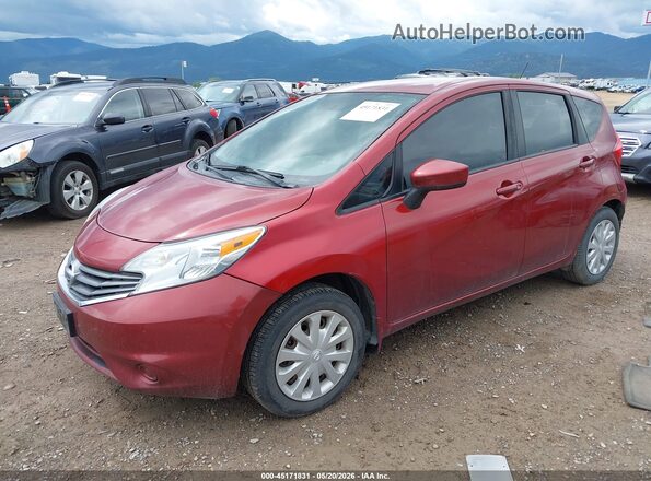 3N1CE2CP8GL400567 2016 NISSAN VERSA NOTE Red Przód lewy