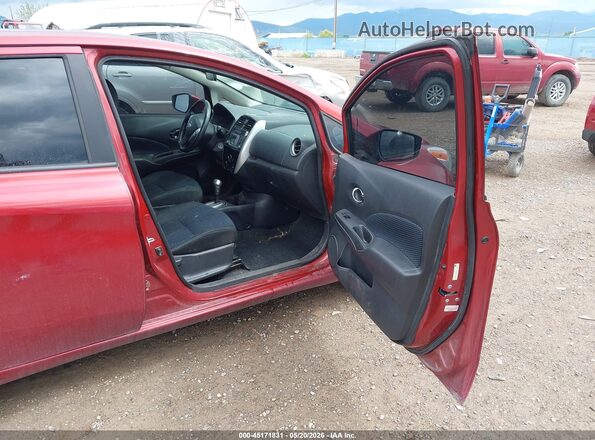 3N1CE2CP8GL400567 2016 NISSAN VERSA NOTE Red Widok wnętrza z przodu