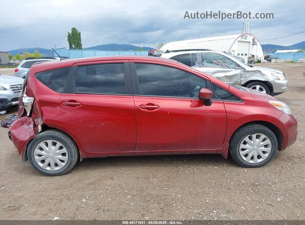 3N1CE2CP8GL400567 2016 NISSAN VERSA NOTE Red Widok wnętrza z tyłu