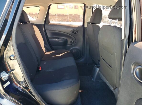 3N1CE2CP9HL372716 2017 NISSAN VERSA Черный Вид задних сидений