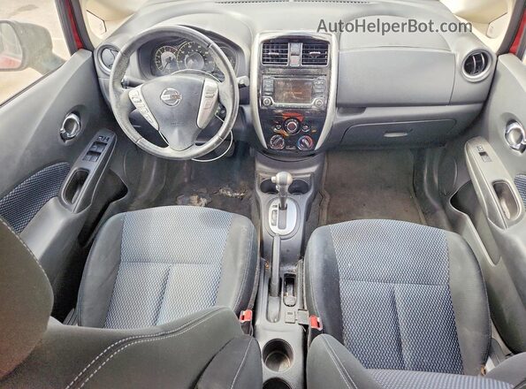 3N1CE2CPXGL353008 2016 NISSAN VERSA Red Dashboard view