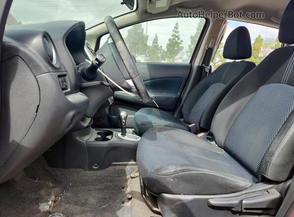 3N1CE2CPXGL353008 2016 NISSAN VERSA Red Front interior view