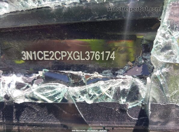 3N1CE2CPXGL376174 2016 NISSAN VERSA NOTE Gray 