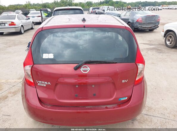 3N1CE2CPXGL399356 2016 NISSAN VERSA NOTE Red Instrument cluster view