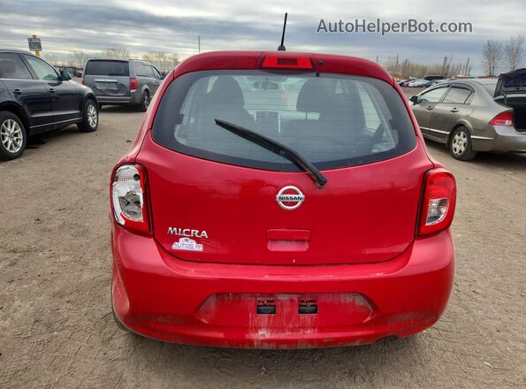3N1CK3CP4HL258508 2017 NISSAN MICRA Красный Вид сзади