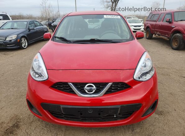 3N1CK3CP4HL258508 2017 NISSAN MICRA Красный Вид спереди