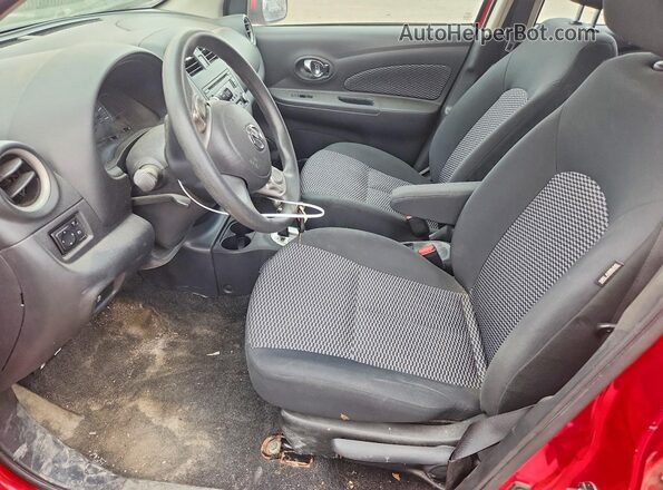 3N1CK3CP4HL258508 2017 NISSAN MICRA Красный Вид салона спереди