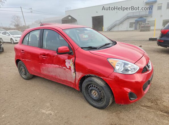 3N1CK3CP4HL258508 2017 NISSAN MICRA Красный Передняя правая четверть