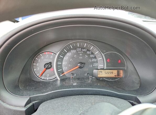 3N1CK3CPXHL258299 2017 NISSAN MICRA White Вид щитка приладів
