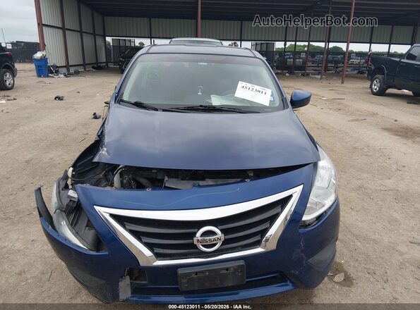 3N1CN7AP1JL880975 2018 NISSAN VERSA Blue Vista del cuadro de instrumentos