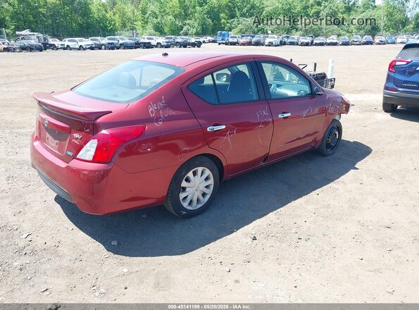 3N1CN7AP2GL855141 2016 NISSAN VERSA Красный Задняя правая четверть
