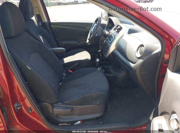 3N1CN7AP2GL855141 2016 NISSAN VERSA Красный Вид салона спереди