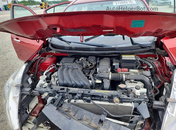 3N1CN7AP2HL802408 2017 NISSAN VERSA Burgundy 
