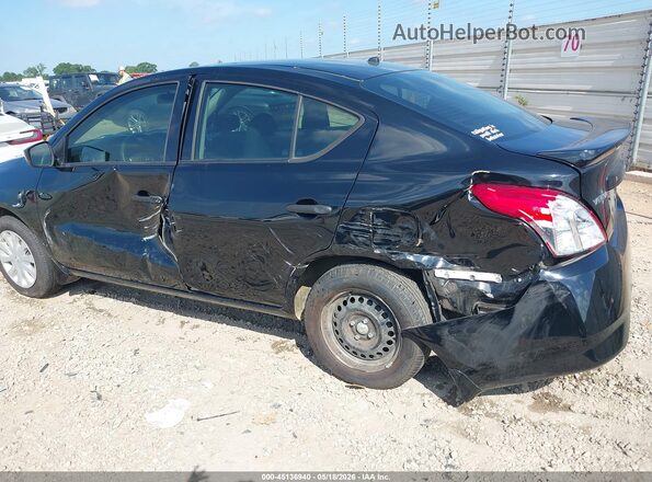 3N1CN7AP3HL819086 2017 NISSAN VERSA Black ხელსაწყოთა პანელის ხედი