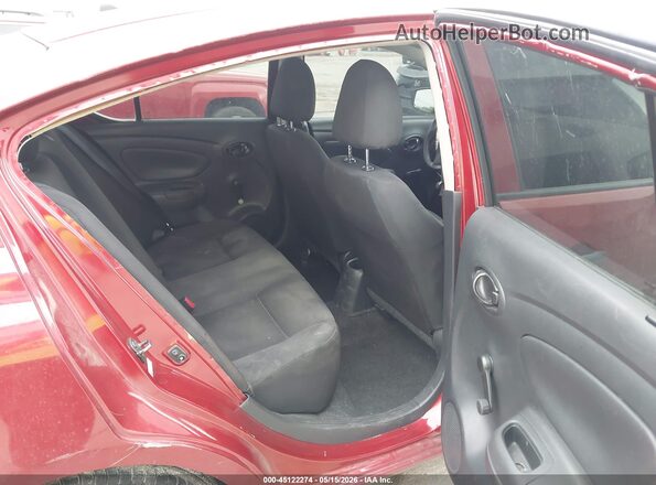 3N1CN7AP4JL860087 2018 NISSAN VERSA Red Widok naklejki z numerem VIN