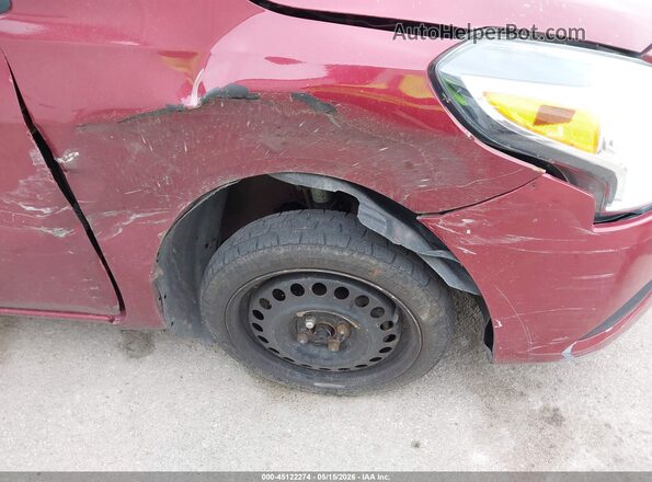 3N1CN7AP4JL860087 2018 NISSAN VERSA Red Widok z przodu