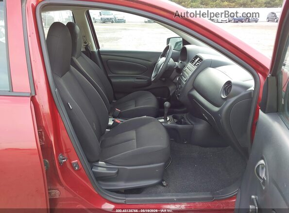 3N1CN7AP5GL827804 2016 NISSAN VERSA Red Widok wnętrza z przodu