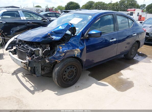 3N1CN7AP5KL854848 2019 NISSAN VERSA Blue Передня ліва чверть