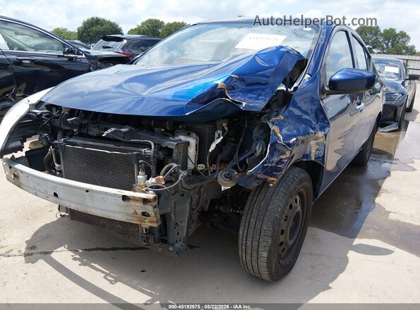 3N1CN7AP5KL854848 2019 NISSAN VERSA Blue Вид спереду