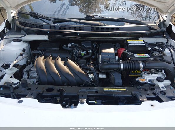 3N1CN7AP8JK408438 2018 NISSAN VERSA White Widok z tyłu