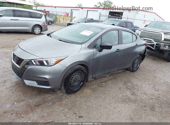 3N1CN8BV2ML850293 2021 NISSAN VERSA Серый Передняя левая четверть