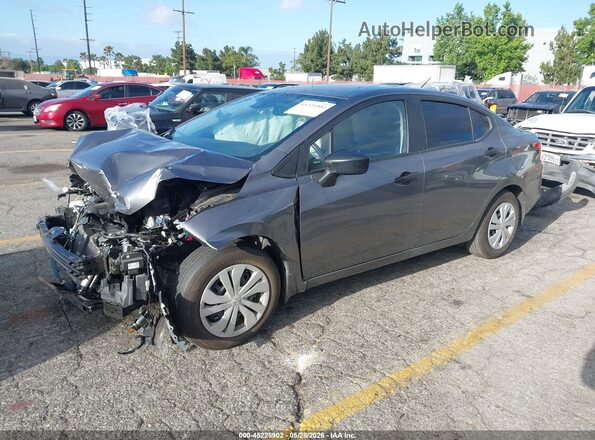 3N1CN8DV7SL813248 2025 NISSAN VERSA Серый Передняя левая четверть