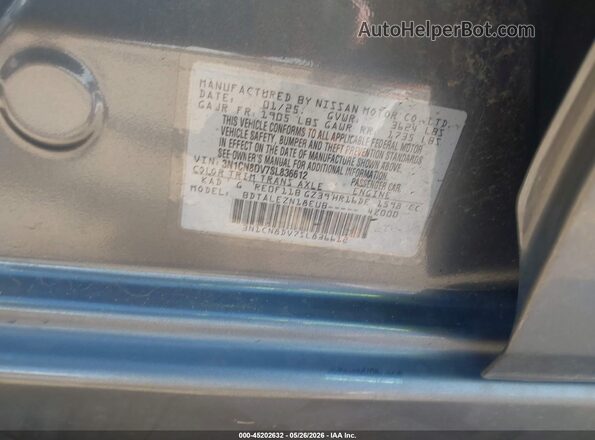 3N1CN8DV7SL836612 2025 NISSAN VERSA Gray Engine compartment view
